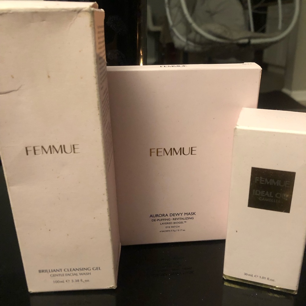 FEMMUE Skincare Set - Soft Pink & Gold Packaging